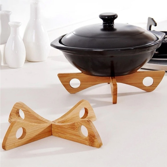 Bamboo Criss-cross Trivet - Picture 4 of 7